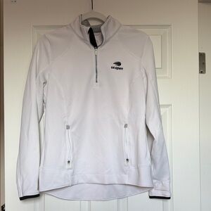 Zero restriction US Open White Quarter-Zip Pullover size M